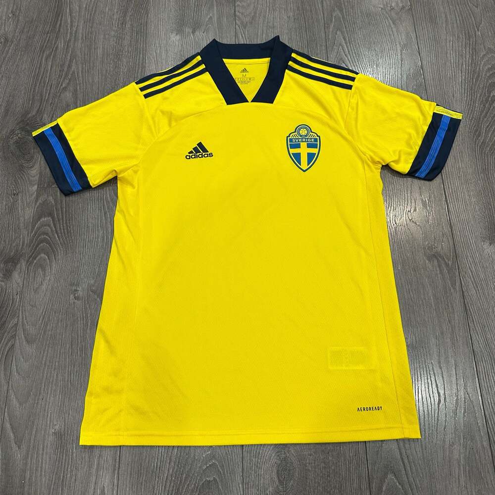 adidas Sweden Home Soccer Jersey Euro 2020/2021 Sverige Aeroready Sverige Shirt